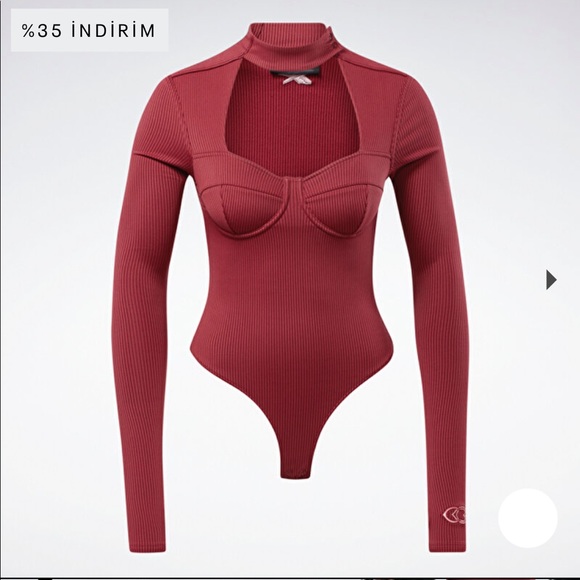 Red cardi B bodysuit - Picture 1 of 6